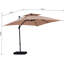Sheila 268cm X 268cm Rectangular Cantilever Parasol with Crank Lift , Counter Weights Included