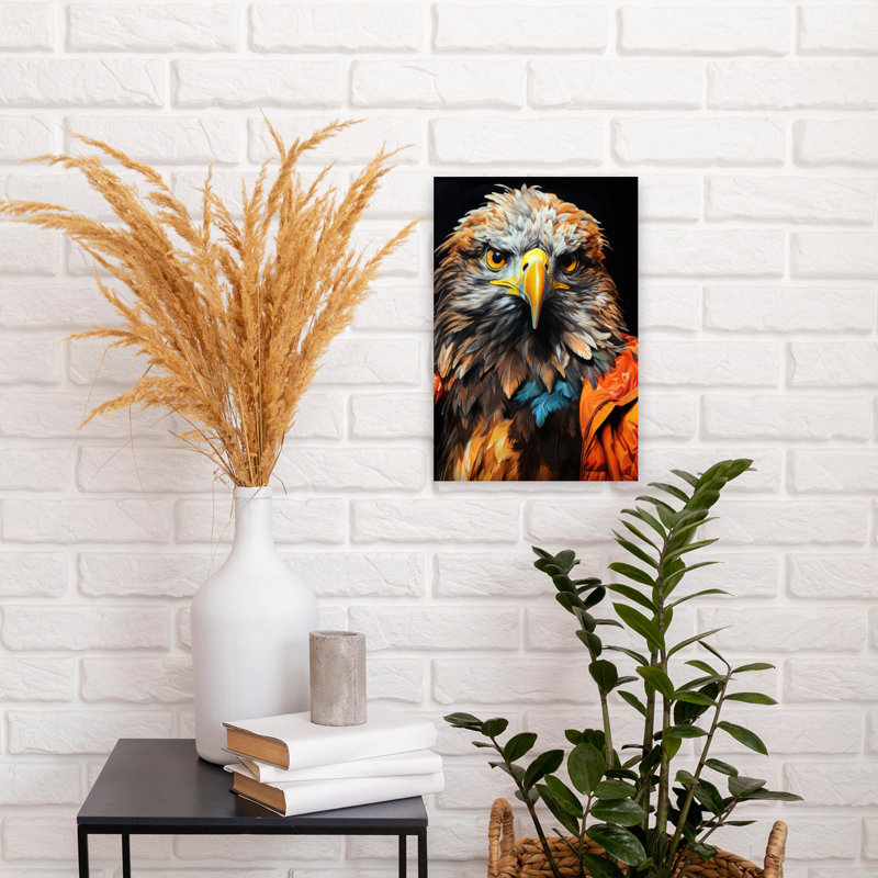 Art mural Regal Eagle, H 18 po x l 12 po