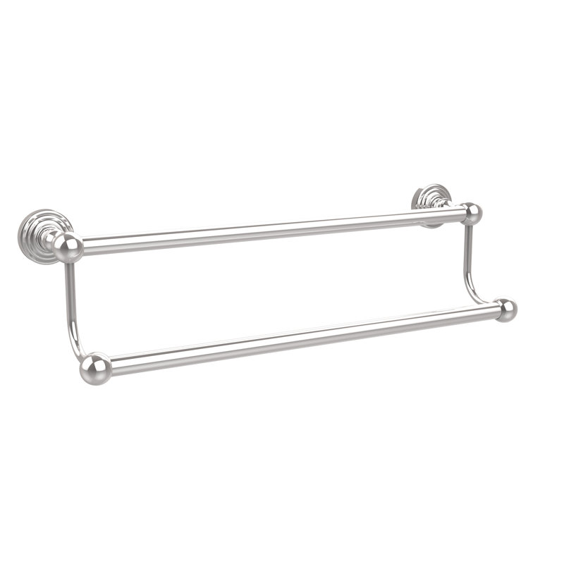 Porte-serviettes mural double Beresford, Chrome poli