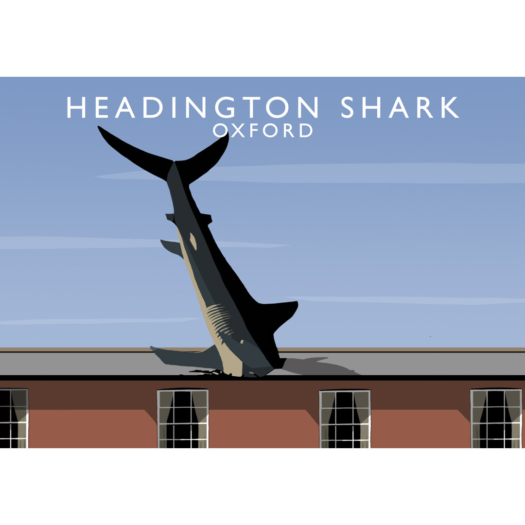 Headington Shark - Graphic Art Print on Paper