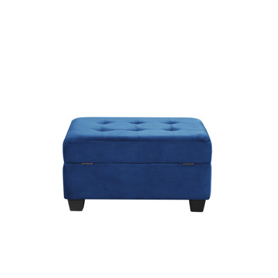 Therir Velvet Ottoman