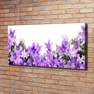 Purple Bells - Wrapped Canvas Print
