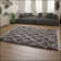 Aquilla Geometric Shag Area Rug