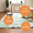 Diller Teal Faux Fur Machine Washable Shag Fluffy Area Rug-90344802