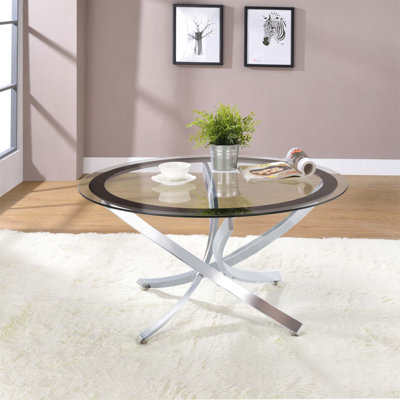 Table basse Connors Chrome