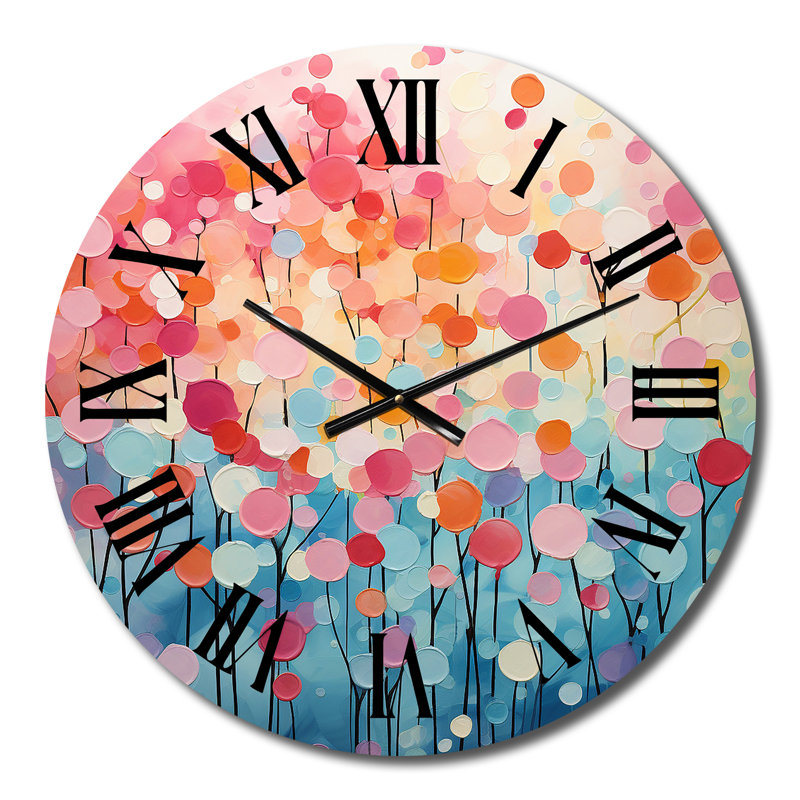 Daesha - Horloge murale paysage abstrait, Petit