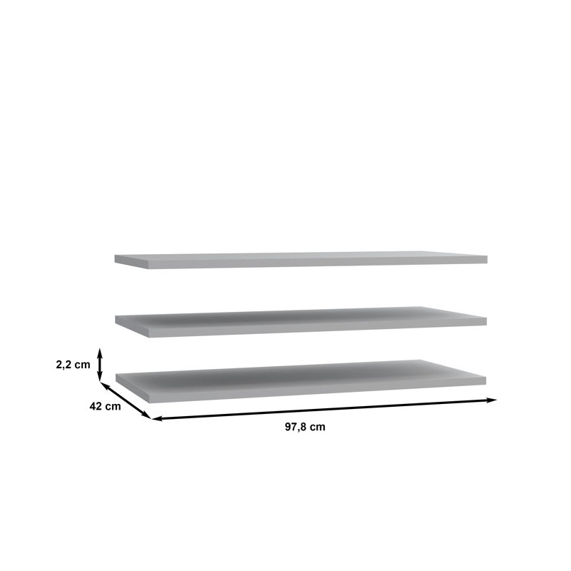 Heriberto 97.8cm Shelving