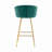 Bar Stools,with Chrome Footrest and Base Velvet + Golden Leg Simple Bar Stool-529273726-529273724