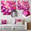 Magenta Leaves Blosoom III - Feuilles d'art mural en métal pour le salon-1343817030