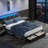 Upholstered Bed Frame with 2 Storage Drawers, Modern Full Platform Bed with Charging Station & LED Light, No Spring Box Needed-558761423