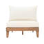 Lit de jour modulaire Airloom avec structure en bois d'acacia et coussins épais