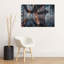 Infinite Library Reflections Geometric Modern Architecture Wall Art Print-746426804