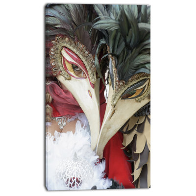 «Carnival in Venice in Italy», reproduction de photo sur toile tendue