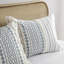 Literie pour grand lit en coton avec imprimé chenille - motifs géométriques, confortable / élégant, double / grand, fermeture à boutons, invitation chaleureuse-127242555