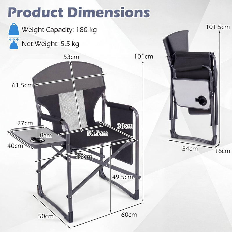 Director Chair, Black