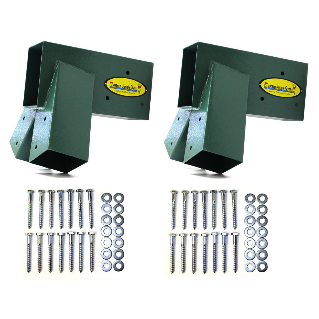 Metal Easy Swing Set Bracket (Set of 2) Eastern Jungle Gym