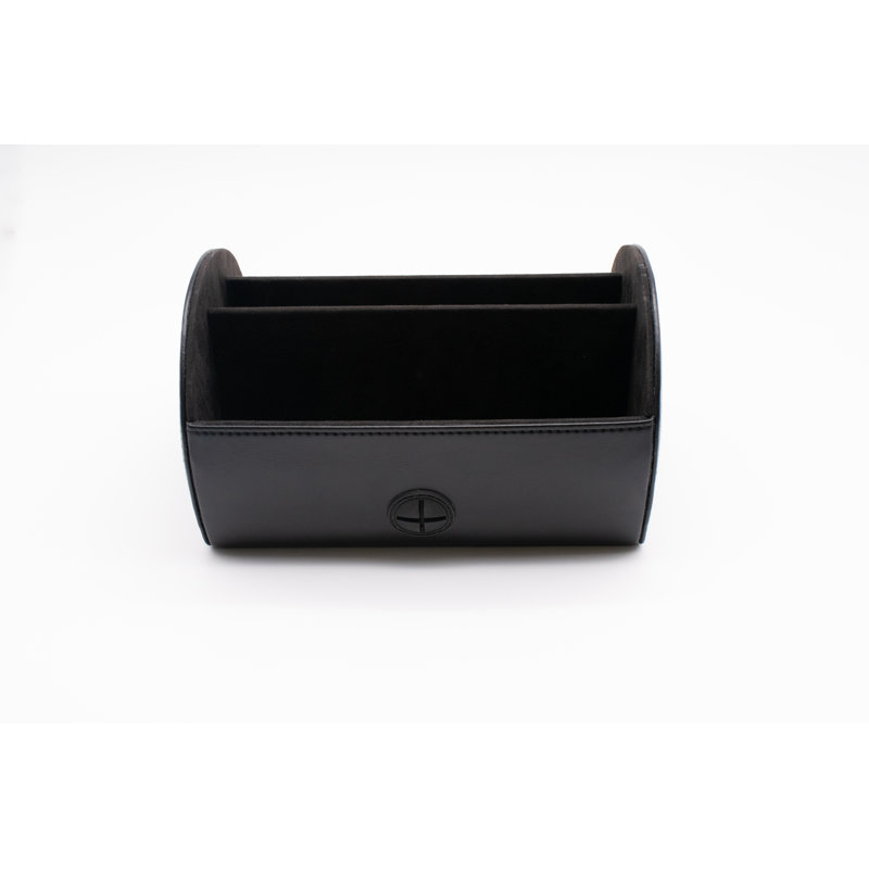 Large Organiser For remote Controls Mobile Phones and Tablets, Black