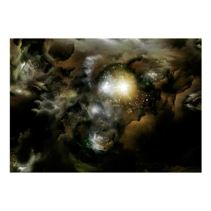 Murale énigme du cosmos, L 82 po x l 118 po