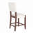 Upholstered Barstools with Solid Wood Legs-1231093012