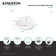 Minim White Ceramic Oval Corner Bathroom Sink with Overflow