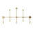 Metal Wall 8 - Hook Wall Mounted Coat Rack-98773895