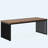 78.74" Double Computer Desk For 2 Person, Industrial Workstation With Heavy Duty Metal Frame-1802136364
