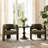 Velvet Upholstered Barrel Dining Armchair-2012395946