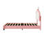 PU Upholstered Bed with Adjustable Headboard-823842100