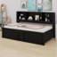 Lit de jour avec couchette, tablettes de rangement et ports USB-226025055