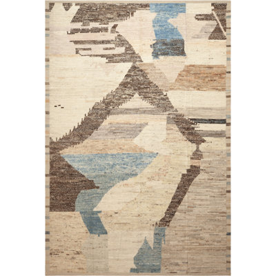 Nazmiyal Collection Modern Abstract Design Rug 9ft 6in X 14ft 3in