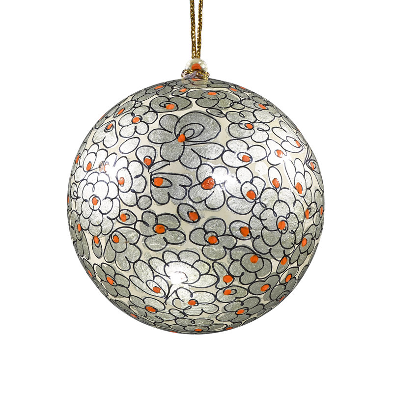 7.62cm Handmade Paper Plants & Flowers Bauble