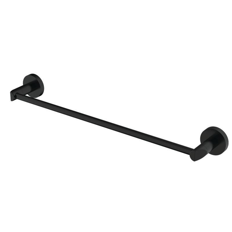 24 " Wall Towel Bar, Matte Black