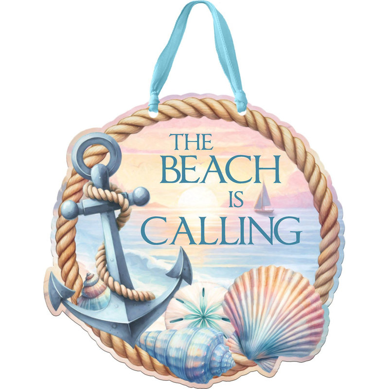 The Beach Is Calling Door Décor