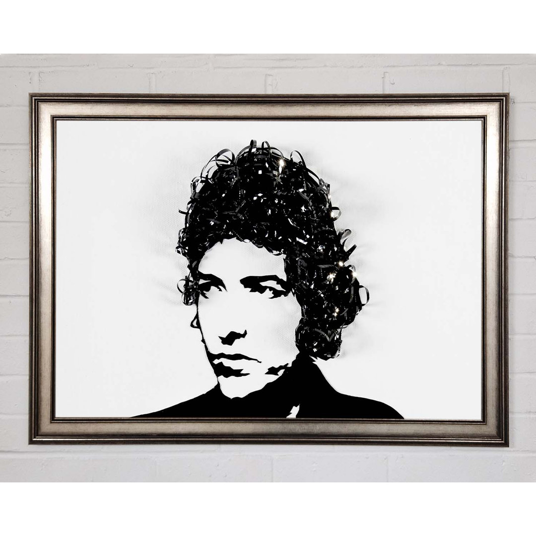 Bob Dylan Gerahmter Druck