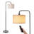 Ellingsworth 63'' Arched/Arc Floor Lamp with Dimmable Bulb and Remote Control-1578602826