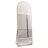 The 4st generation of floor mounted full length mirrors. Aluminum alloy metal frame arched wall mirror, bathroom makeup mirror, bedroom porch, clothing store.Gold Frame.64.9 "* 23.2"