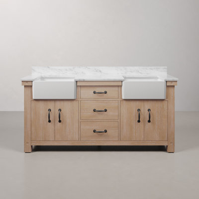 Ensemble de vanité double Aiana 72 po