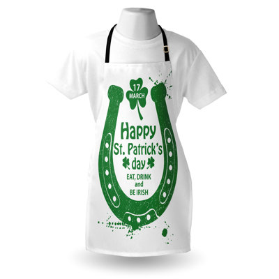 St. Patrick's Day No Pattern Bib Apron