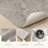 Floral Pattern Non-Slip Washable Kitchen Mats