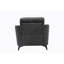 Chaise l 39 po en tissu gris-171525000