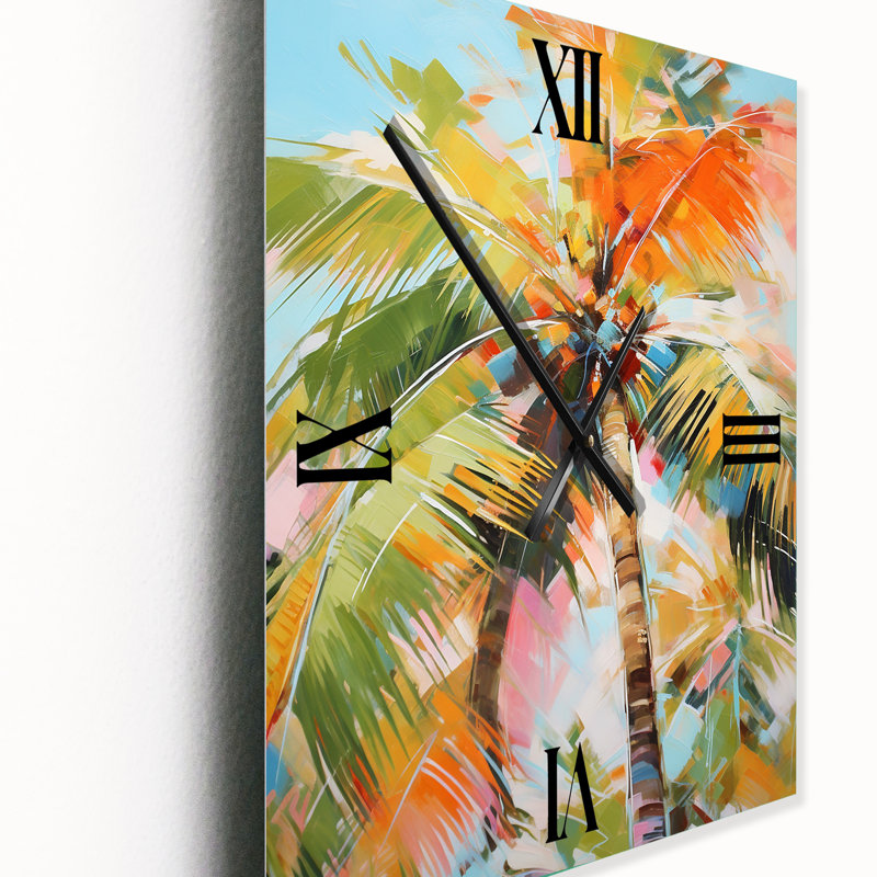 Jazzilyn - Horloge murale florale, Moyen