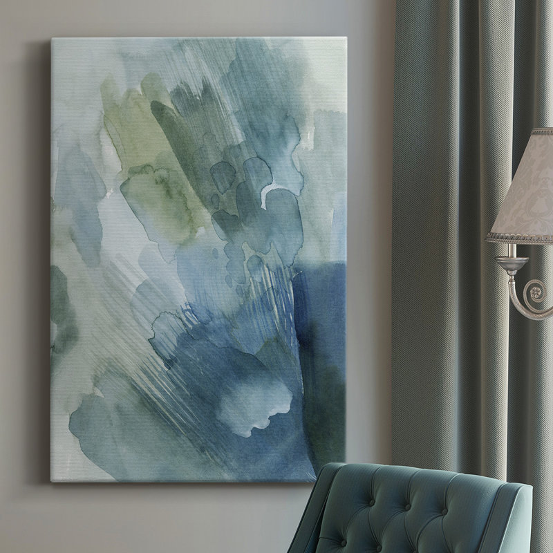 River Gleam II - peinture sur toile tendue, H 48 po x l 32 po x P 1 po