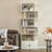 72'' H X 27.5'' W Niklaus Geometric Storage Bookcase-1212021299