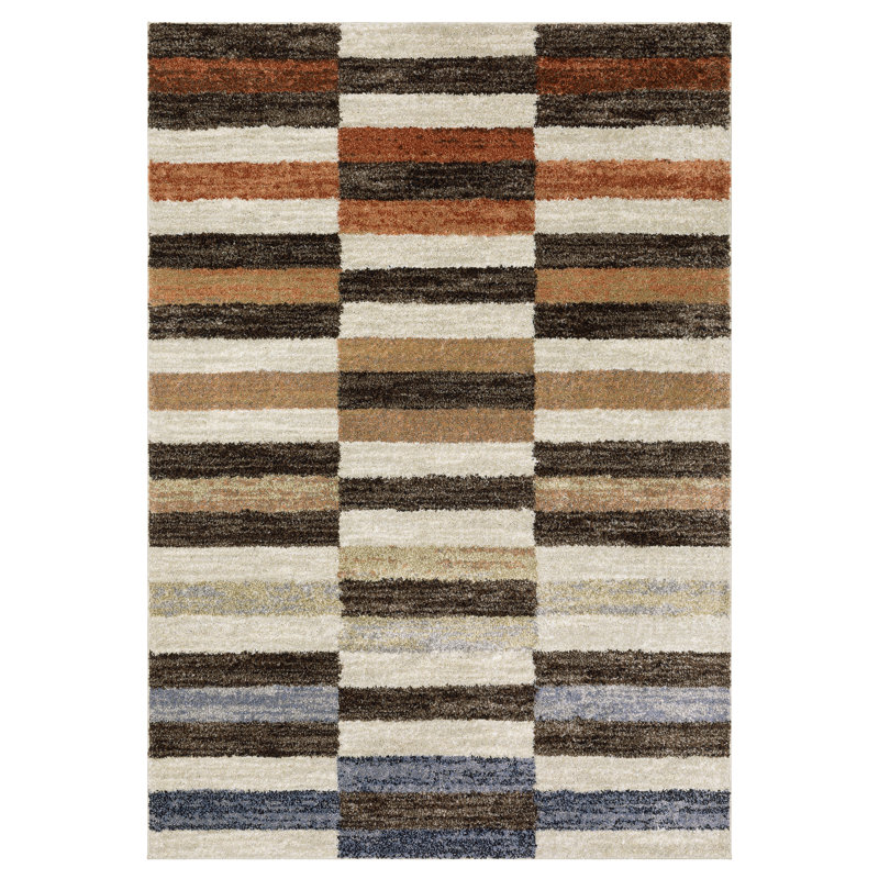 Tapis multicolore Genesis, Tapis de couloir 2 pi 3 po x 7 pi