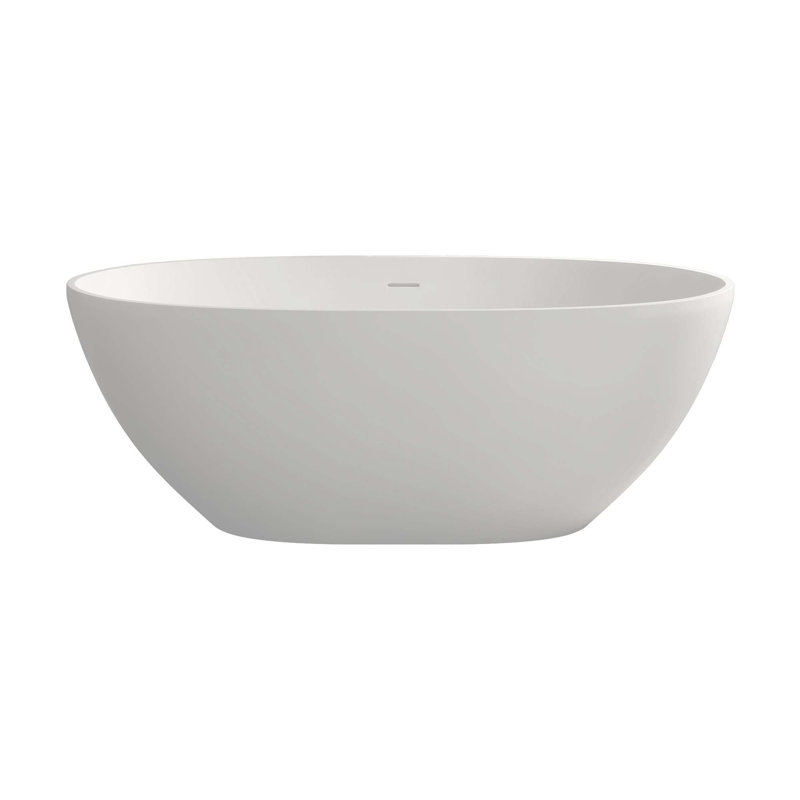 61'' x 29'' Soaking Solid Surface Bathtub