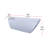 Brock 72'' x 30.5'' Soaking Acrylic Bathtub-118658501