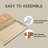Solid Wood Platform Bed,Bohemian and Mid-Century Bed Frame-1664402969
