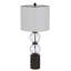 Lampe de table en verre