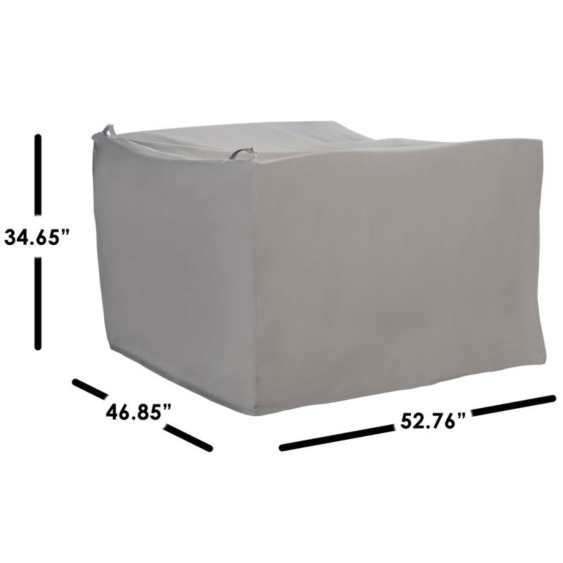 Carson Outdoor Conversation Set Cover, 34.65" H x 46.85" W x 52.76" D