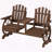 Patio Bench Fir Wood Solid Durable Weather Resistant-1907449902